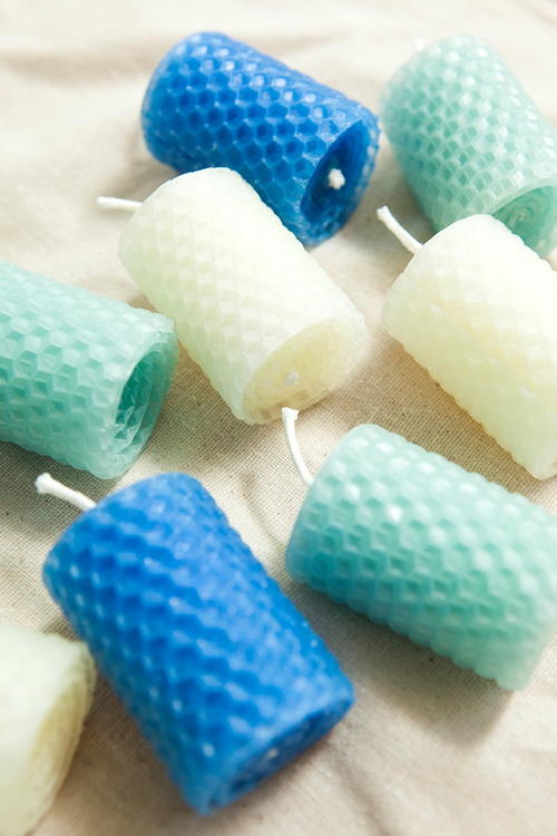 DIY Beeswax Sheet Votive Candles