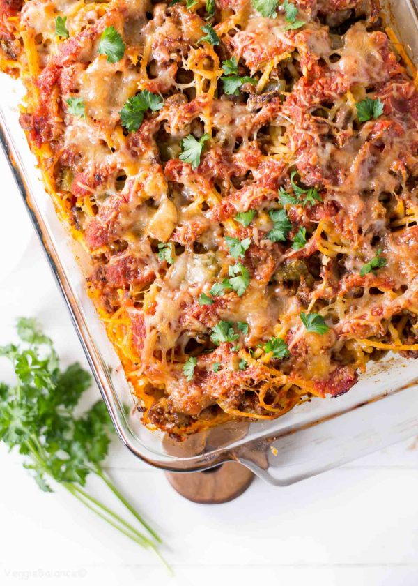 Baked Spaghetti Casserole | FaveHealthyRecipes.com