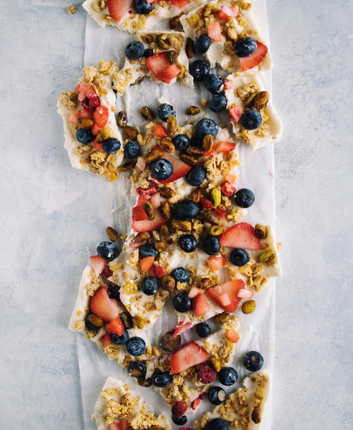 Greek Yogurt Fruit Bark