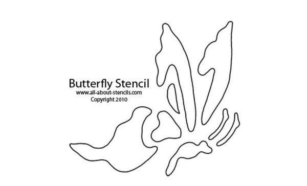 Butterfly Quilt Stencil