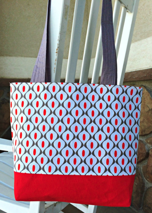 Color Block Sewing Bag Pattern