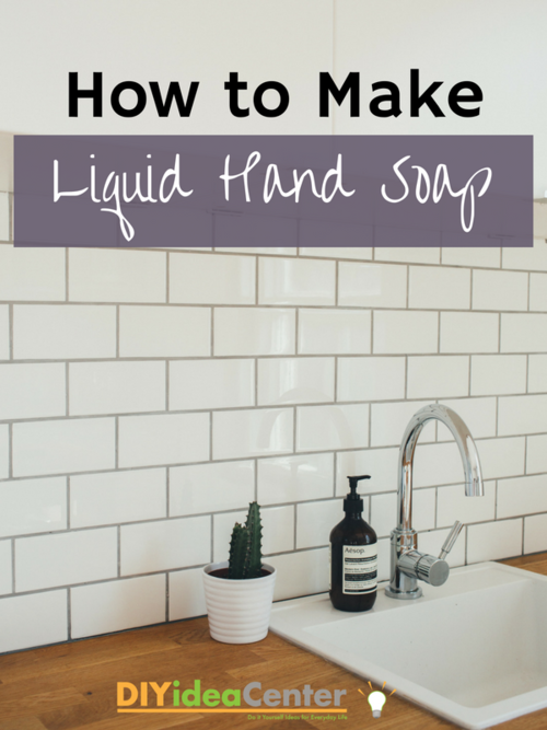 How to Make Liquid Hand Soap