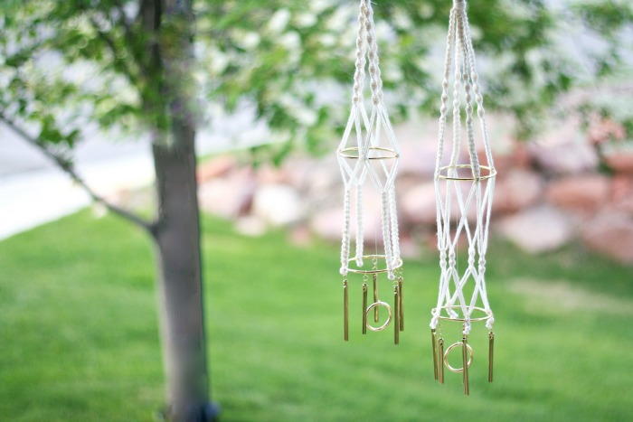 DIY Mini Macrame Wind Chimes