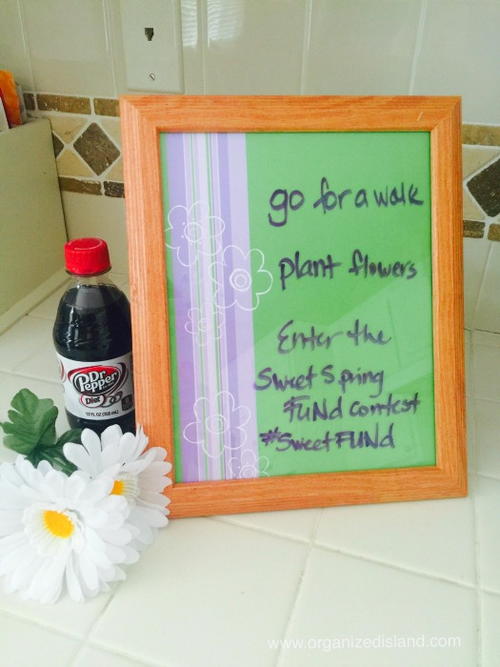 Easy DIY Spring Dry Erase Board