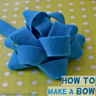 How To Make A Bow | DIYIdeaCenter.com