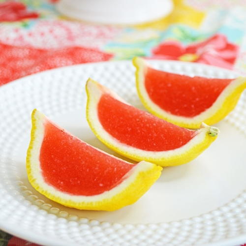 Strawberry Lemonade Jello Shots 