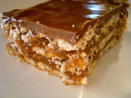 No Bake Caramel Crunch Bars