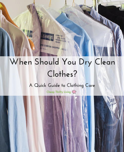 When Should You Dry Clean Clothes? A Quick Guide to Clothing Care ...