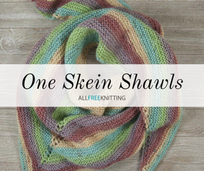 Free knitted shawl patterns using sock yarn