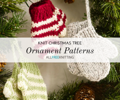 27 Knit Christmas Tree Ornament Patterns Allfreeknitting Com
