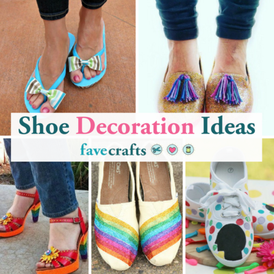 23 Shoe Decoration Ideas Favecrafts Com