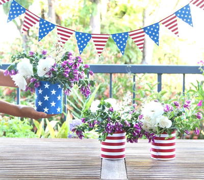 5 Minute DIY July 4th Decorations