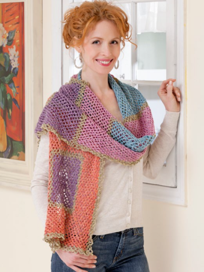 Seriously Striking Crochet Stole