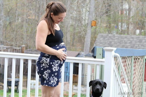 Sewing Easy Maternity Shorts for the Summer