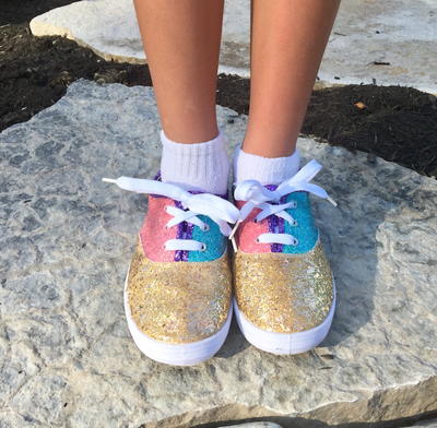 Sassy Sparkling Glitter Shoes
