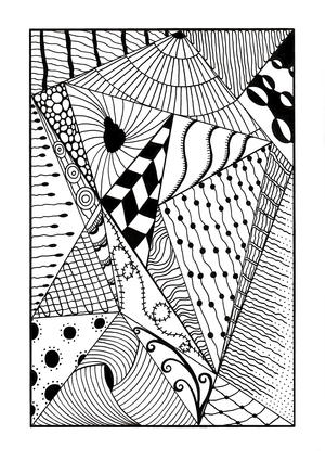 25 zentangle coloring pages favecrafts com