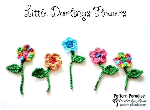 Little Darlings Crochet Flowers