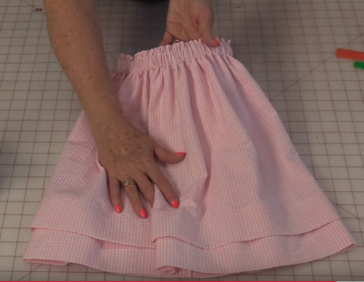 Double Hem Girls’ Skirt Pattern