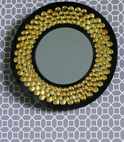 Dollar Store DIY Sunburst Mirror