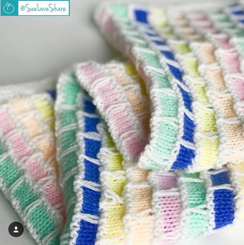 Brick and Mortar Baby Blanket