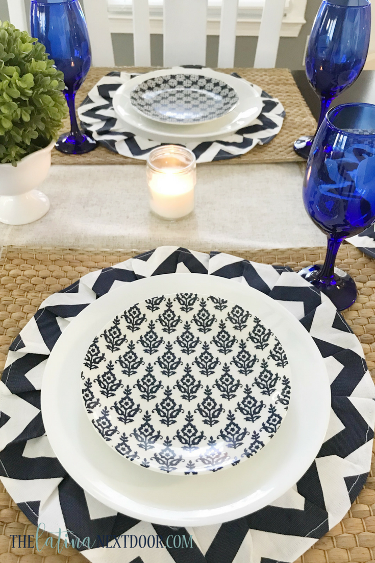 DIY Fabric Chargers for your Table