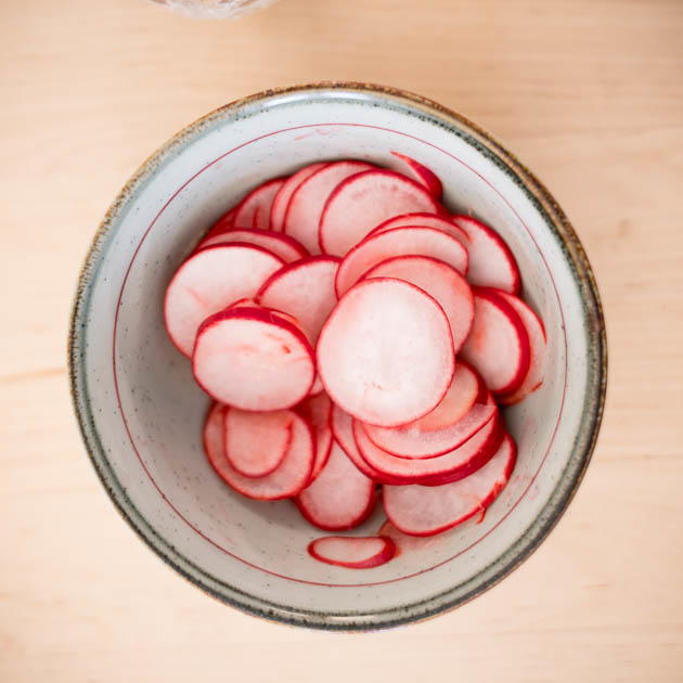 AIP Lime Pickled Radishes
