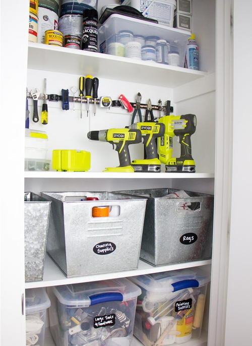 How to Organize Your Tool Closet