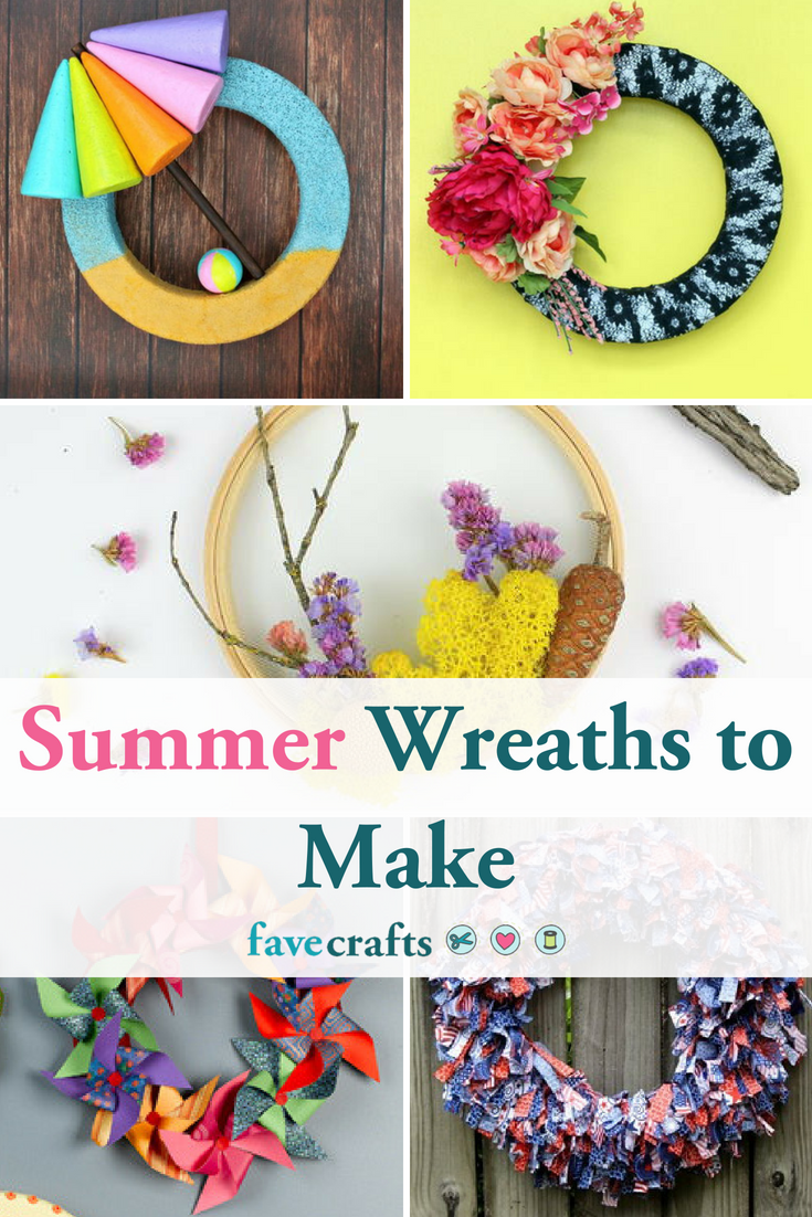 39 Summer Wreaths to Make | FaveCrafts.com