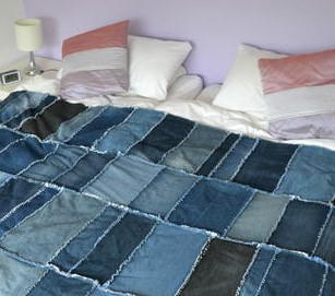 Denim Rag Quilt Tutorial