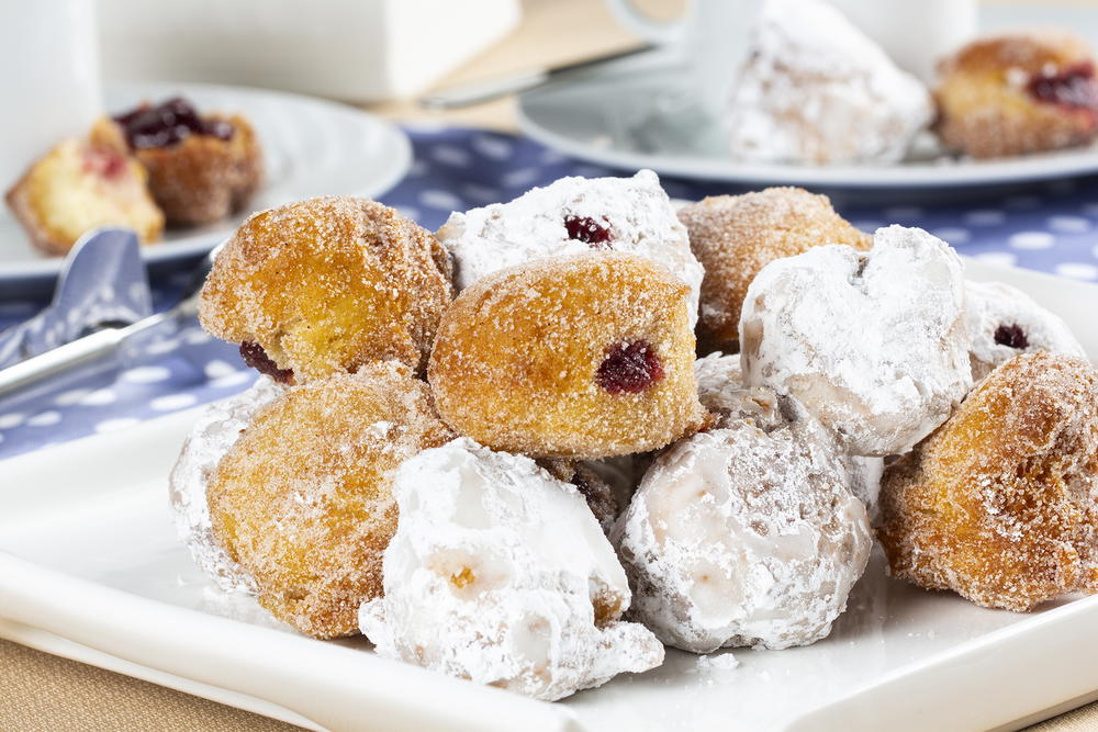 Homemade Jelly Donut Holes 