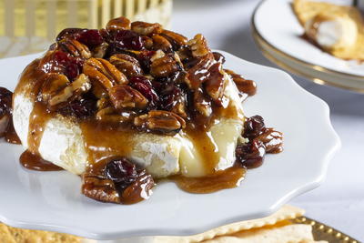 Showstopping Cherry-Pecan Brie
