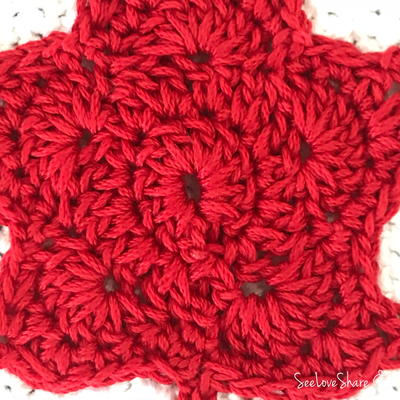 Crochet Canadian Flag