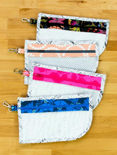Clippable and Zippable Zipper Pouch Tutorial