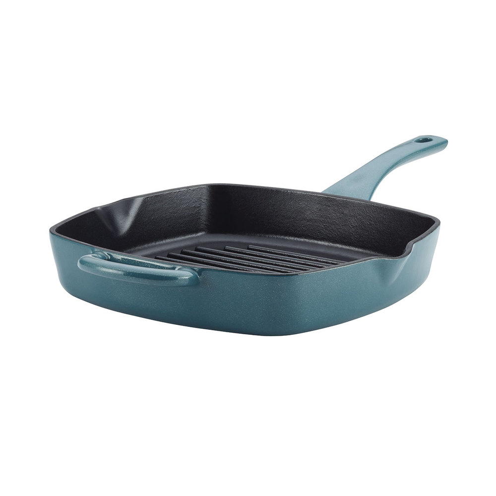 Ayesha Cast Iron 10" Square Grill Pan