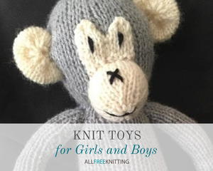 Easy free knitting patterns toys
