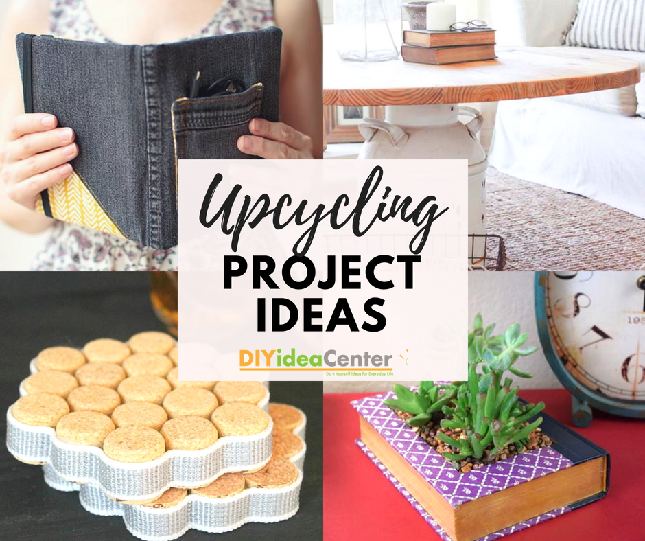 34 Easy Upcycling Projects | DIYIdeaCenter.com
