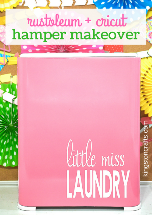 Little Miss Laundry Hamper Makeover