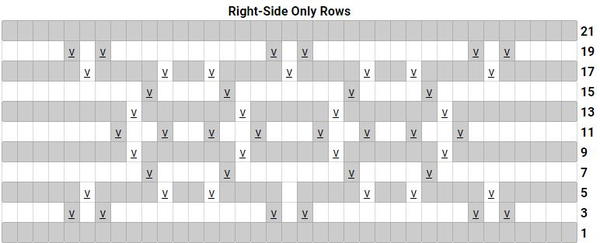 Mosaic Knitting Chart