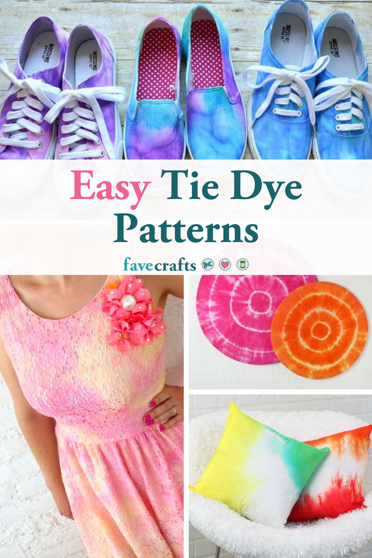 35 Easy Tie Dye Patterns