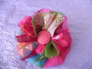 Fabric Flower Hairbands