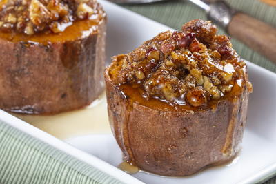 Caramelized Sweet Potato Crowns