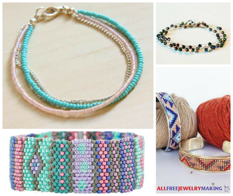24 DIY Seed Bead Bracelets