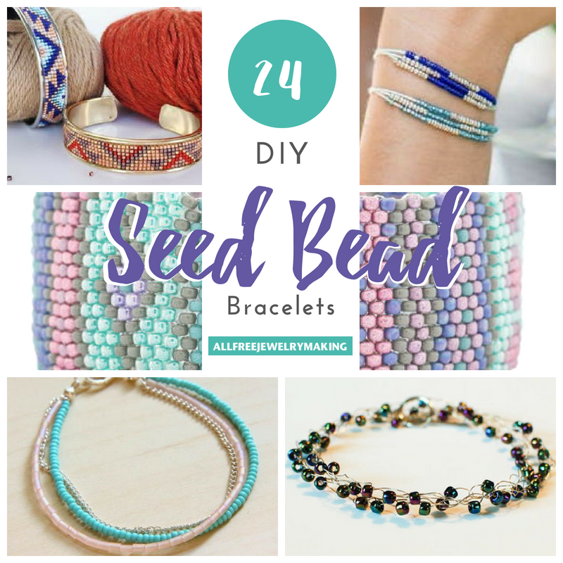 How to make seed beads bracelets. Bracelet making tutorial. 