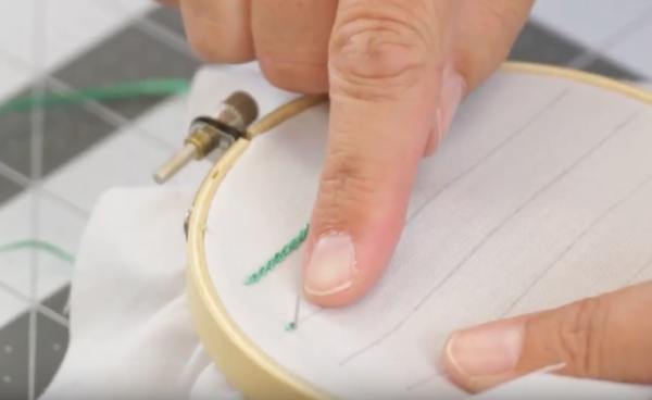 Embroidery Stem Stitch Tutorial | AllFreeSewing.com