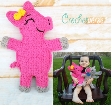 Pink Piggy Ragdoll Crochet Pattern