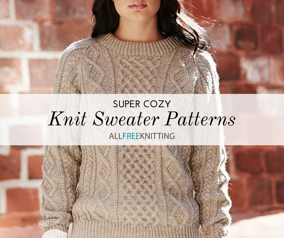 open knit sweater pattern