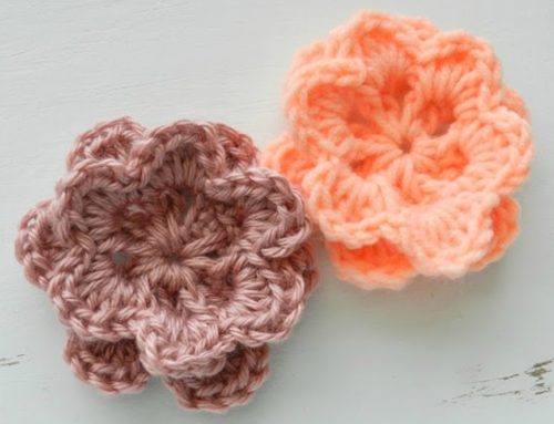 Terrific Two Layer Crochet Flower Tutorial