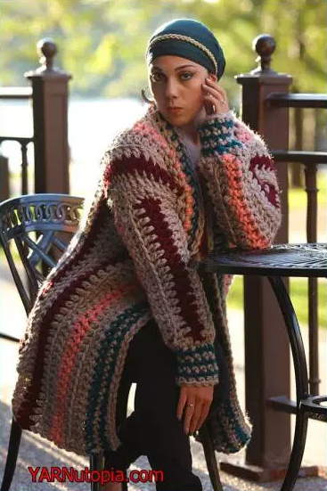 Autumn Nights Crochet Cardigan