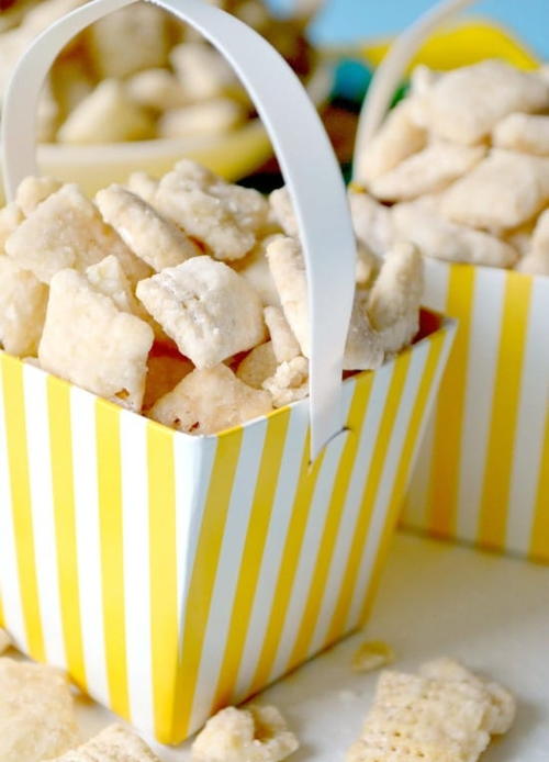 Easy Lemon Bar Muddy Buddies