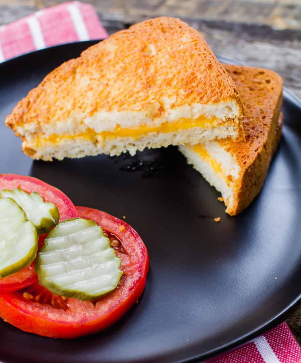 Perfect Air Fryer Grilled Cheese